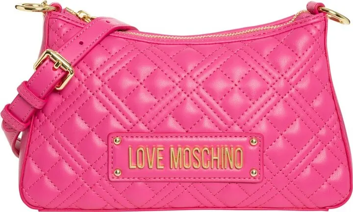 Love Moschino Logo Lettering Zipped Handbag