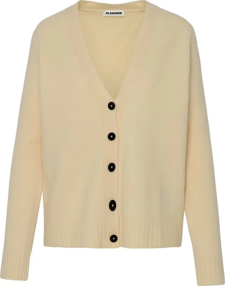 Jil Sander V-Neck Knitted Cardigan