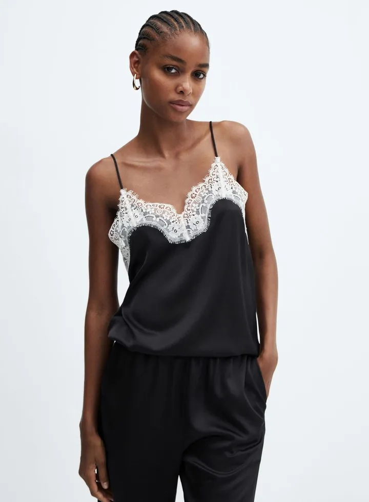 Strappy Lace Cami