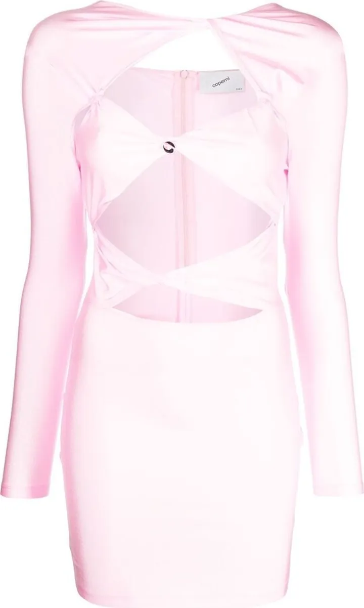 Cut-Out Detail Mini Dress