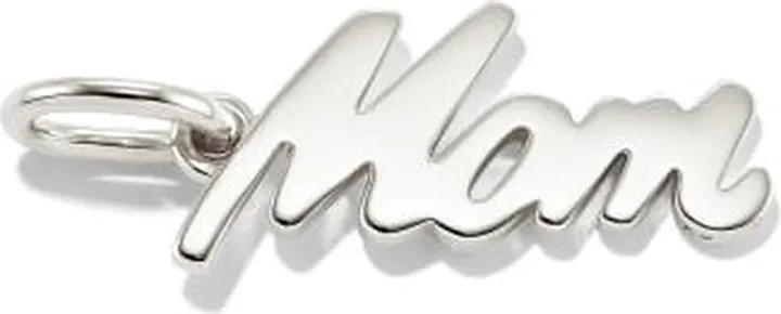 Mom Charm in Sterling Silver