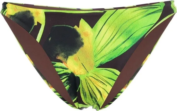 Graphic-Print Bikini Bottom