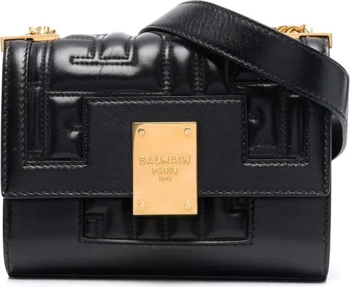 Embossed Leather Shoulder Bag