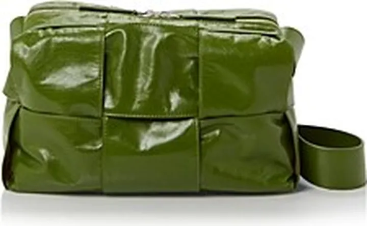 Bottega Veneta Borsa Leather Crossbody Bag