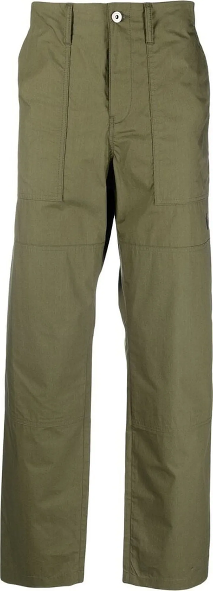Cross straight trousers