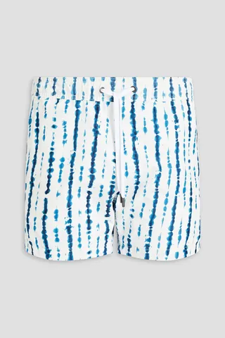 Charles mid-length printed swim shorts