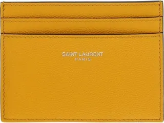 Saint Laurent Logo Detailed Card Case