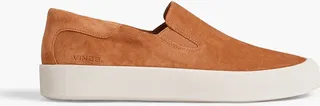Suede slip-on sneakers