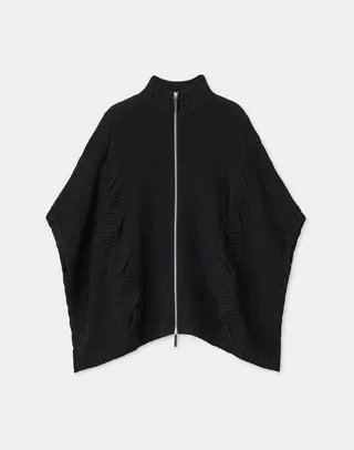 Kindcashmere 8 Knot Cable Poncho
