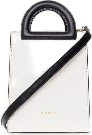 Furla Dara Logo Plaque Mini Shopper Bag