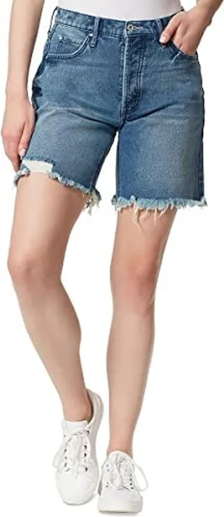 Jessica Simpson Womens Faded Low-Rise Denim Shorts Blue 29
