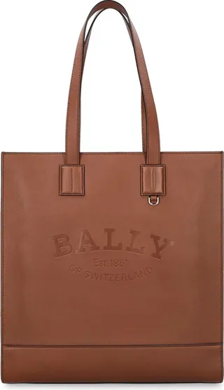 Crystalia leather tote bag