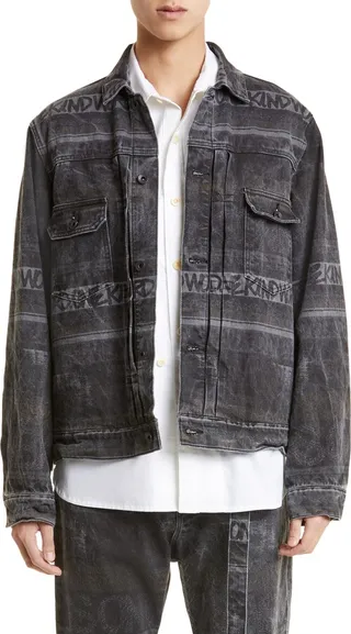 x Eric Haze Side Zip Denim Jacket