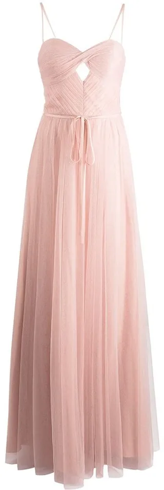 Sweetheart-Neck Floor-Length Gown