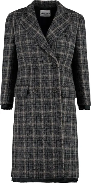 Double-breasted Wool Coat