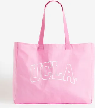 Printed Canvas Tote Bag
