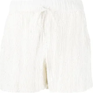 Sequin-Embellished Mini Shorts