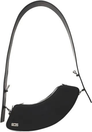 Curved Zipped Crossbody Bag