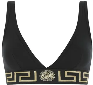 Versace Medusa Band V-Neck Bra