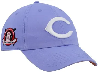 Men's '47 Purple Cincinnati Reds 1975 World Champions Double Under Clean Up Adjustable Hat