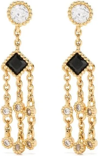 Casca embellished drop earrings