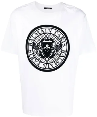 logo-print cotton T-shirt