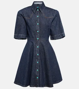 Panaro denim shirt dress