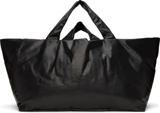 KASSL Editions Black Large Oil-Coated Tote