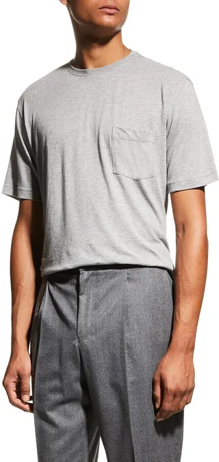 Men's Seaside Summer Soft Pocket T-Shirt