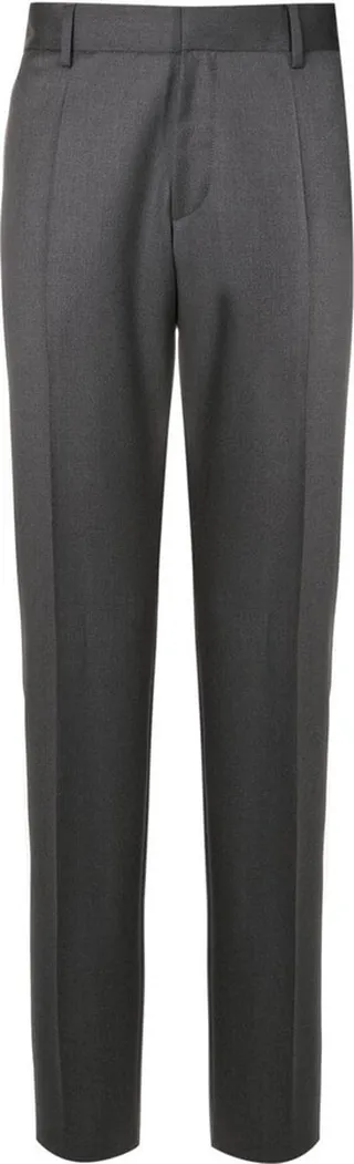 Straight-Leg Tailored Trousers