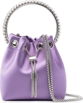 Wisteria Satin Bon Bon Mini Bag