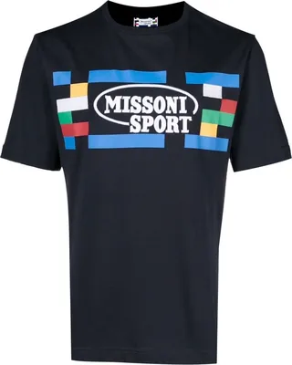 logo-print T-shirt