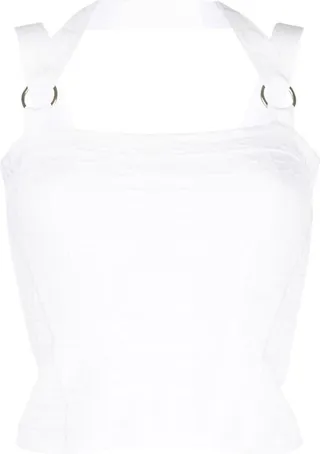 Halterneck Knitted Tank Top