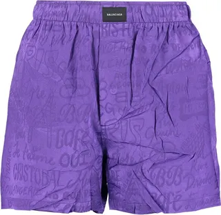 Balenciaga Logo Printed Shorts