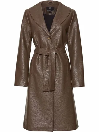 Charisma faux leather coat