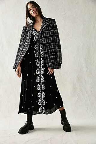 Embroidered Fable Midi Dress by Free People