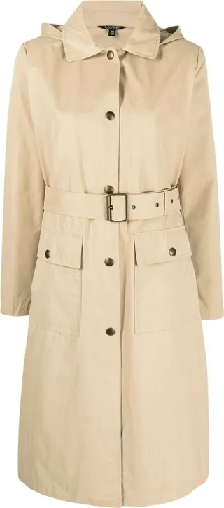 Belted Mid-Length Trench Coat