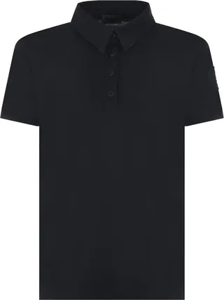 Polo Blauer In Misto Cotone E Modal