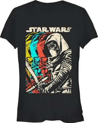 Junior's Star Wars The Force Awakens Kylo Ren Copies T-Shirt - Black - Large