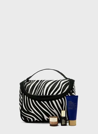 Zebra Print Makeup Bag