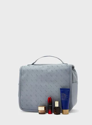 Zip Over Plain Cosmetic Bag