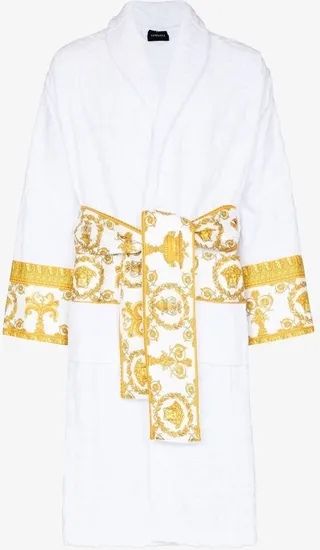 Logo Cotton Robe