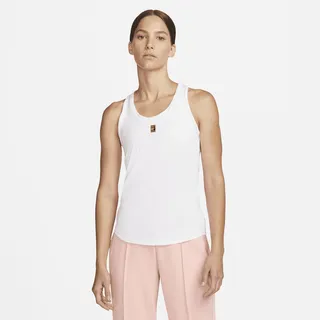 Nike Women's Court Dri-FIT One Heritage Tank Top in White