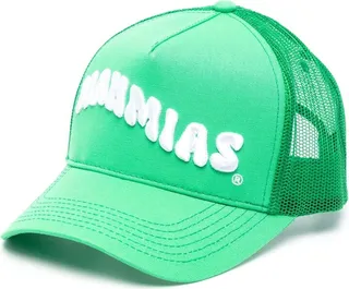 Green Embroidered Logo Baseball Cap