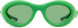 Bottega Veneta Eyewear Oval Frame Sunglasses