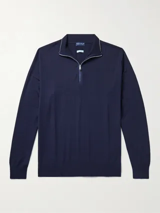 Excursionist Flex Wool-Blend Half-Zip Sweater
