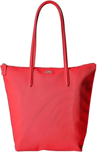 Lacoste L.12.12 Concept Vertical Shopping Bag (High Risk Red) Handbags