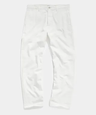 Japanese Relaxed Fit Selvedge Chino in White