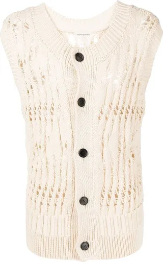 Clemens cutout knitted vest