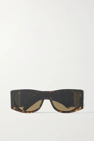 Givenchy - Round-frame Tortoiseshell Acetate And Gold-tone Sunglasses - Brown